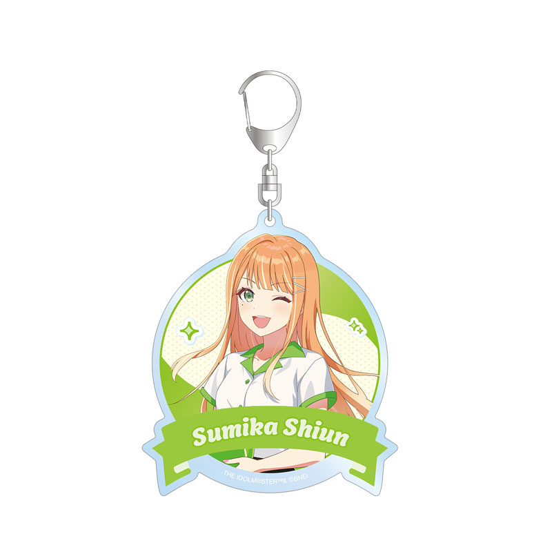 学園アイドルマスター 描き下ろし 紫雲清夏 ボウリングシャツver. BIGアクリルキーホルダー 画像 2 | AniSmile