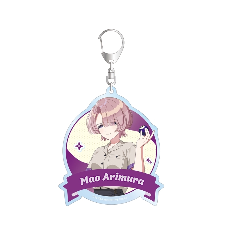 学園アイドルマスター 描き下ろし 有村麻央 ボウリングシャツver. BIGアクリルキーホルダー - 公式商品画像 | AniSmile