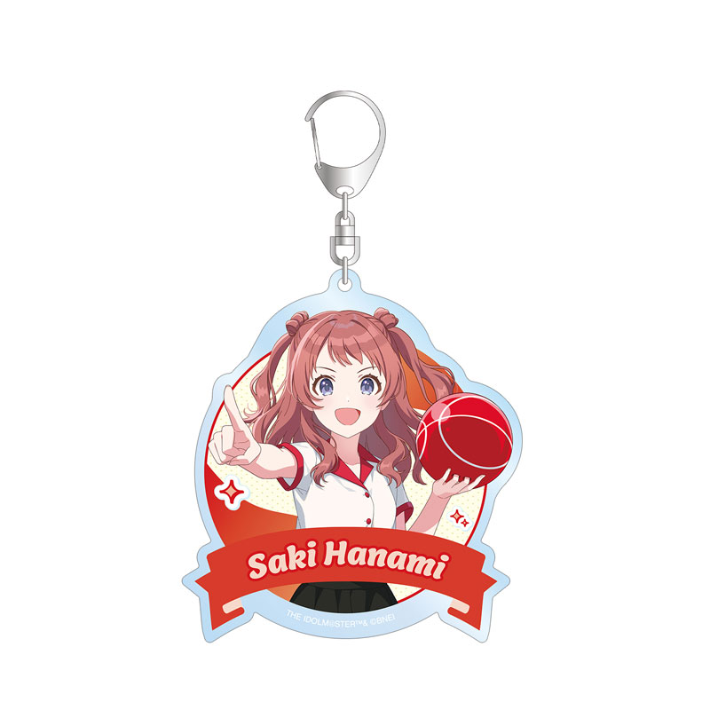 学園アイドルマスター 描き下ろし 花海咲季 ボウリングシャツver. BIGアクリルキーホルダー 画像 2 | AniSmile