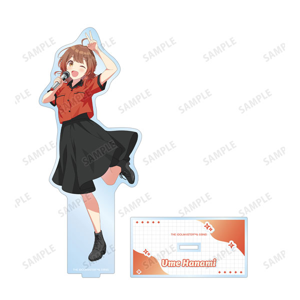 学園アイドルマスター 描き下ろし 花海佑芽 ボウリングシャツver. BIGアクリルスタンド - 公式商品画像 | AniSmile
