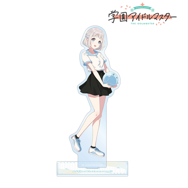 学園アイドルマスター 描き下ろし 葛城リーリヤ ボウリングシャツver. BIGアクリルスタンド 画像 3 | AniSmile