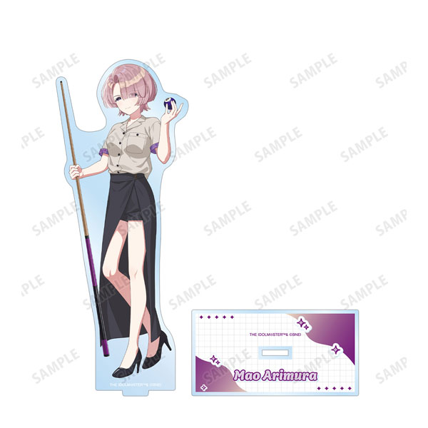 学園アイドルマスター 描き下ろし 有村麻央 ボウリングシャツver. BIGアクリルスタンド - 公式商品画像 | AniSmile