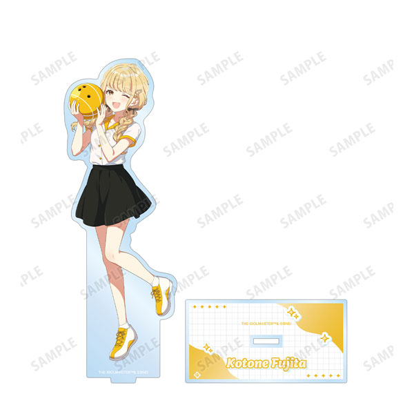 学園アイドルマスター 描き下ろし 藤田ことね ボウリングシャツver. BIGアクリルスタンド - 公式商品画像 | AniSmile