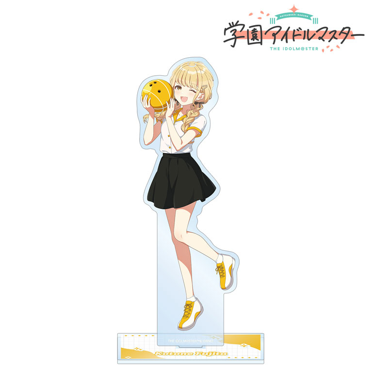 学園アイドルマスター 描き下ろし 藤田ことね ボウリングシャツver. BIGアクリルスタンド 画像 3 | AniSmile