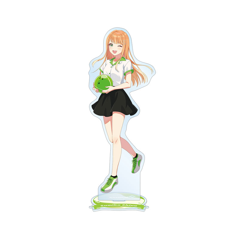 学園アイドルマスター 描き下ろし 紫雲清夏 ボウリングシャツver. 特大アクリルスタンド 画像 2 | AniSmile