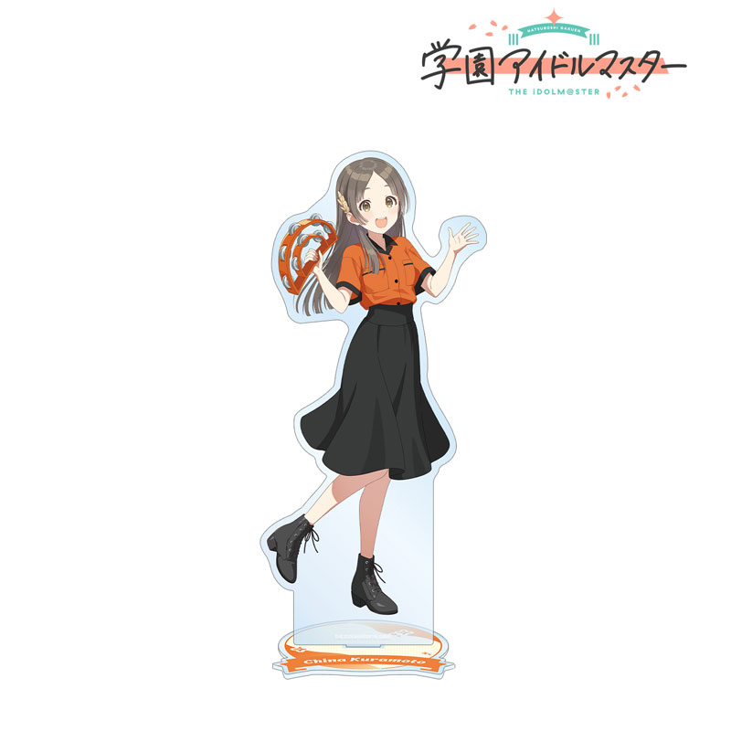学園アイドルマスター 描き下ろし 倉本千奈 ボウリングシャツver. 特大アクリルスタンド 画像 3 | AniSmile