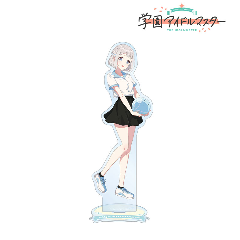学園アイドルマスター 描き下ろし 葛城リーリヤ ボウリングシャツver. 特大アクリルスタンド 画像 3 | AniSmile
