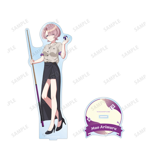 学園アイドルマスター 描き下ろし 有村麻央 ボウリングシャツver. 特大アクリルスタンド - 公式商品画像 | AniSmile