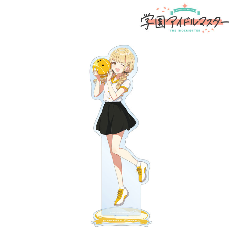 学園アイドルマスター 描き下ろし 藤田ことね ボウリングシャツver. 特大アクリルスタンド 画像 3 | AniSmile