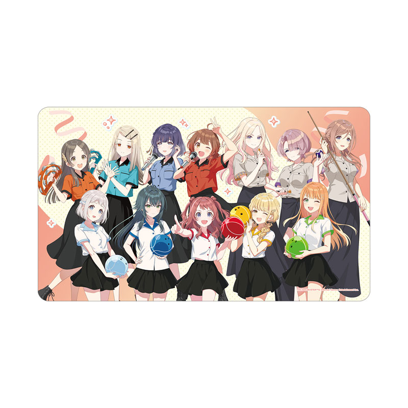学園アイドルマスター 描き下ろし 集合 ボウリングシャツver. マルチデスクマット 画像 2 | AniSmile