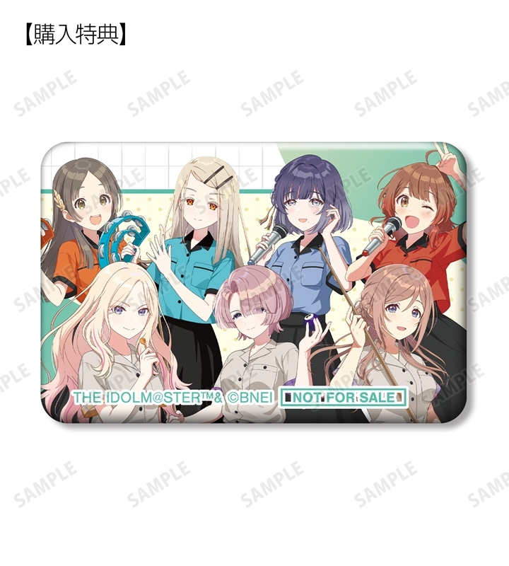 学園アイドルマスター 描き下ろし ボウリングシャツver. トレーディンググリッター缶バッジ(単位/単品) 画像 3 | AniSmile