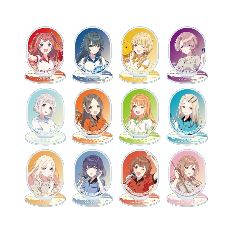 学園アイドルマスター 描き下ろし ボウリングシャツver. トレーディングミニアクリルスタンド(単位/単品) - 公式商品画像 | AniSmile
