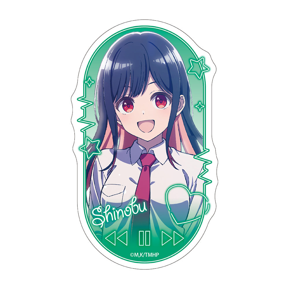 真夜中ハートチューン ダイカットステッカー 雨月しのぶ - 公式商品画像 | AniSmile