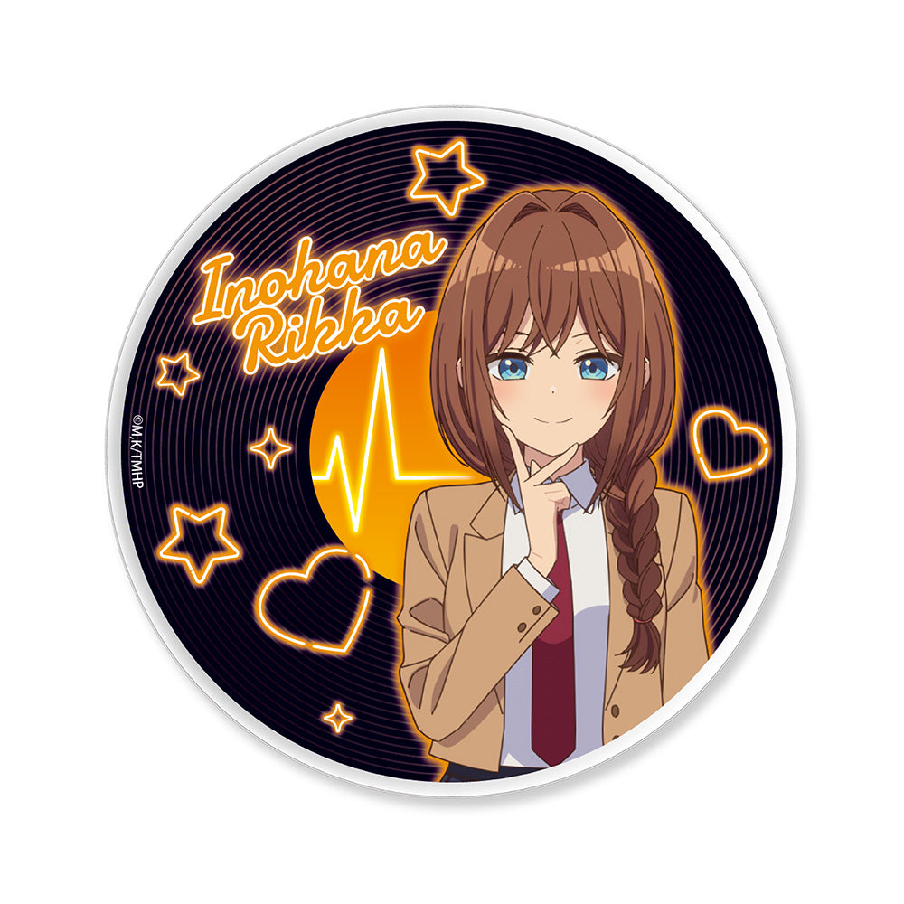 真夜中ハートチューン レコード風アクリルコースター 井ノ華六花 - 公式商品画像 | AniSmile
