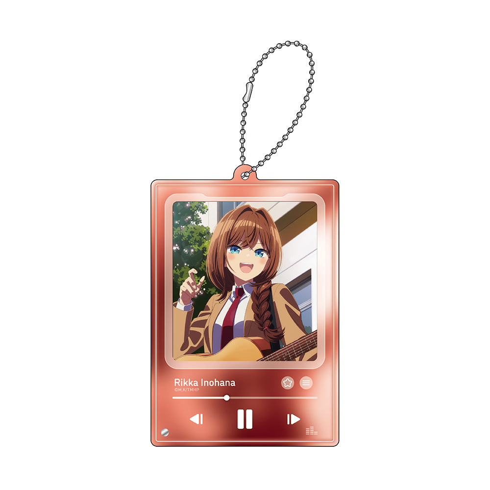 真夜中ハートチューン アクリルカード付きキーホルダー 井ノ華六花 - 公式商品画像 | AniSmile