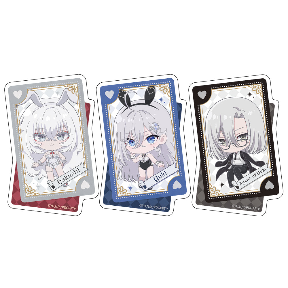 「死亡遊戯で飯を食う。」ダイカットステッカー 白士 画像 3 | AniSmile