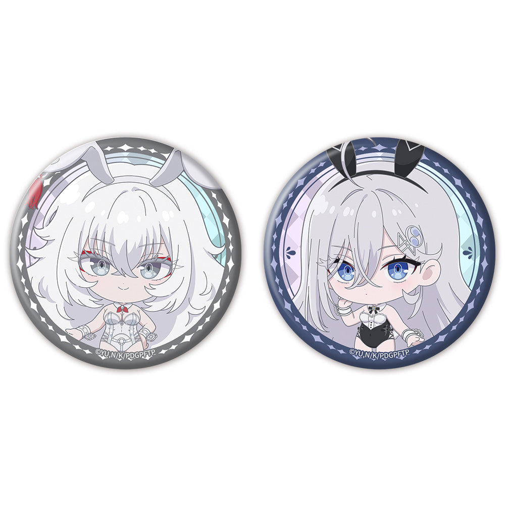 「死亡遊戯で飯を食う。」オーロラ缶バッジ2個セット 幽鬼& 白士 - 公式商品画像 | AniSmile