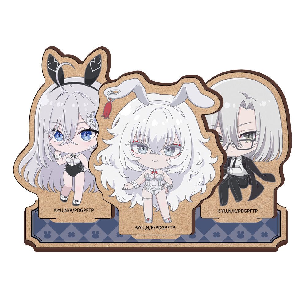「死亡遊戯で飯を食う。」木製キャラスタンド ミニキャラ集合 - 公式商品画像 | AniSmile