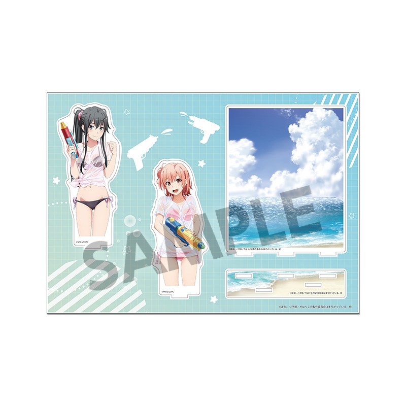 やはり俺の青春ラブコメはまちがっている。続 背景付きアクリルスタンド 雪ノ下雪乃&由比ヶ浜結衣 水着2019 ver. - AniSmile