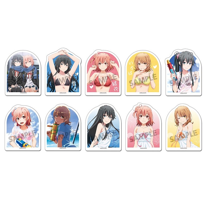 やはり俺の青春ラブコメはまちがっている。シリーズ トレーディングダイカットステッカー vol.2 - 官方商品图片 | AniSmile