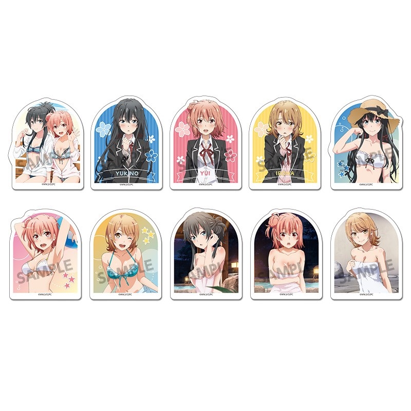 やはり俺の青春ラブコメはまちがっている。シリーズ トレーディングダイカットステッカー vol. - AniSmile
