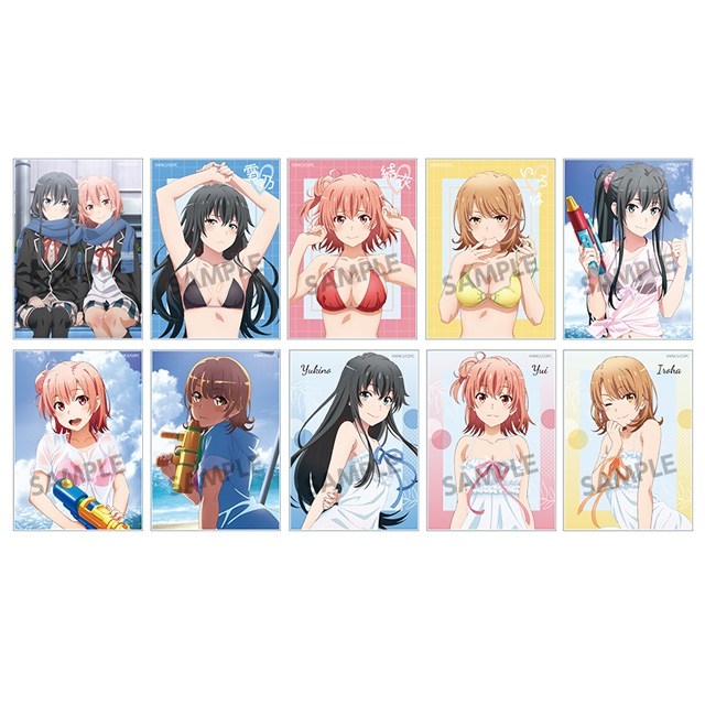 やはり俺の青春ラブコメはまちがっている。シリーズ トレーディングアクリルカード vol.2 - official product image | AniSmile