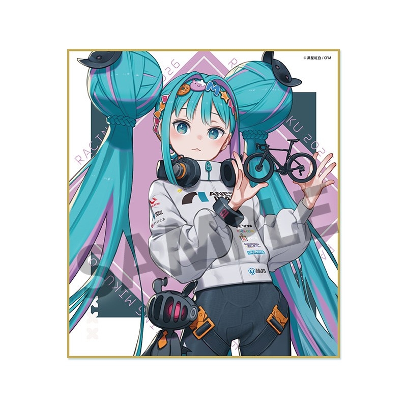 レーシングミク 2026 TEAM UKYO 応援 Ver. ミニ色紙 - 公式商品画像 | AniSmile