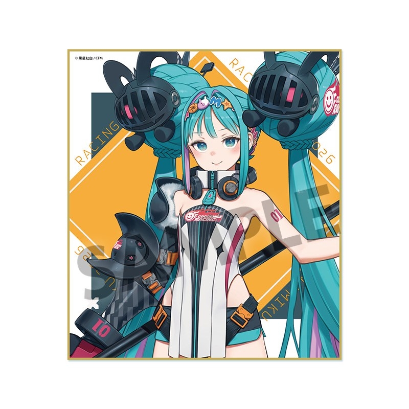 レーシングミク 2026 キービジュアル1 Ver. ミニ色紙 - 公式商品画像 | AniSmile
