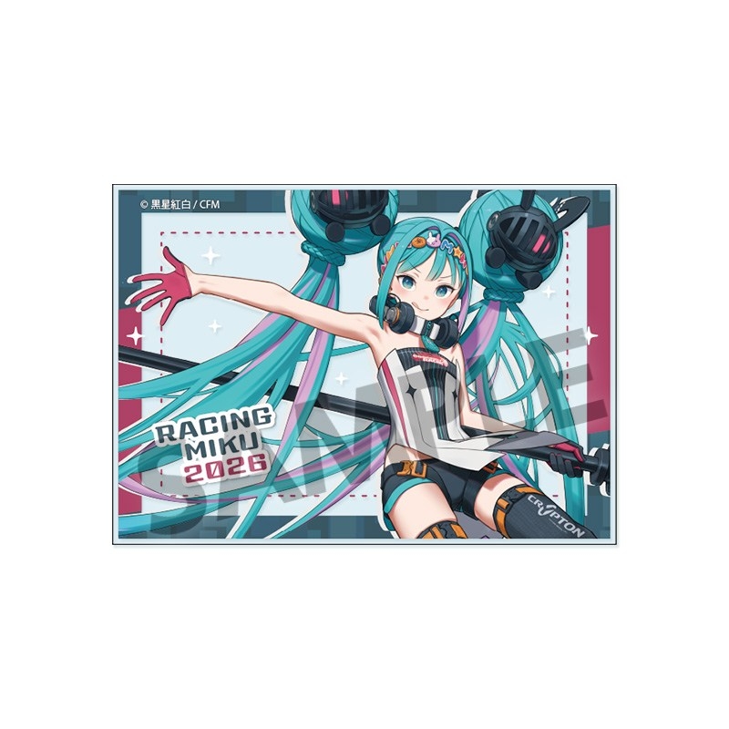レーシングミク 2026 キービジュアル2 Ver. アクリルカード - 公式商品画像 | AniSmile