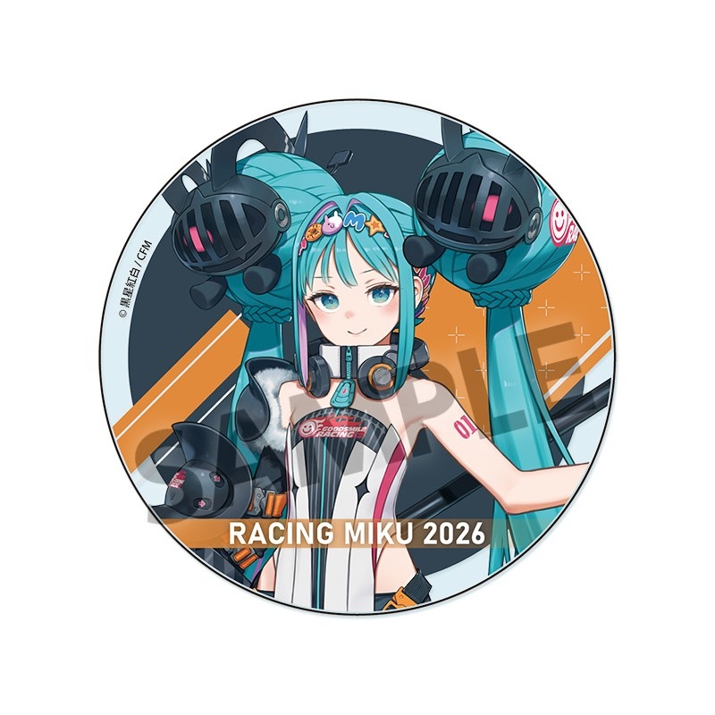 レーシングミク 2026 キービジュアル1 Ver. アクリルコースター - 公式商品画像 | AniSmile