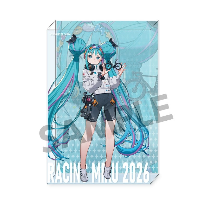 レーシングミク 2026 TEAM UKYO 応援 Ver. アクリルブロック - 公式商品画像 | AniSmile