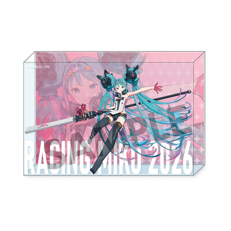 レーシングミク 2026 キービジュアル2 Ver. アクリルブロック - 公式商品画像 | AniSmile