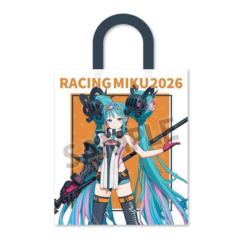 レーシングミク 2026 キービジュアル1&キービジュアル2 Ver. マチありトートバッグ - 公式商品画像 | AniSmile