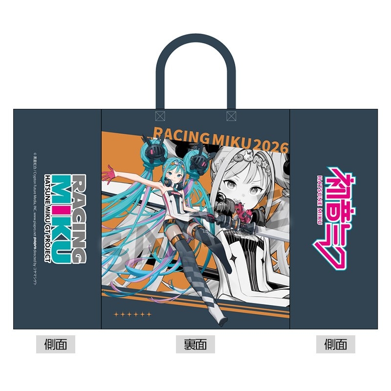 レーシングミク 2026 キービジュアル1&キービジュアル2 Ver. マチありトートバッグ 画像 2 | AniSmile