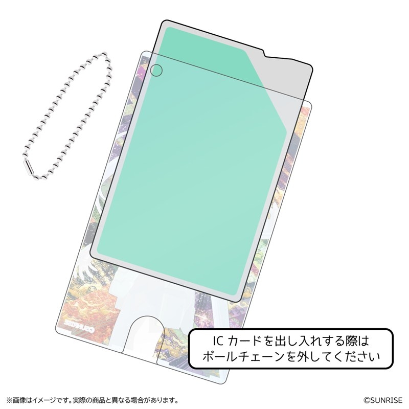 鎧真伝サムライトルーパー クリアパスケース/石田紫音 画像 2 | AniSmile