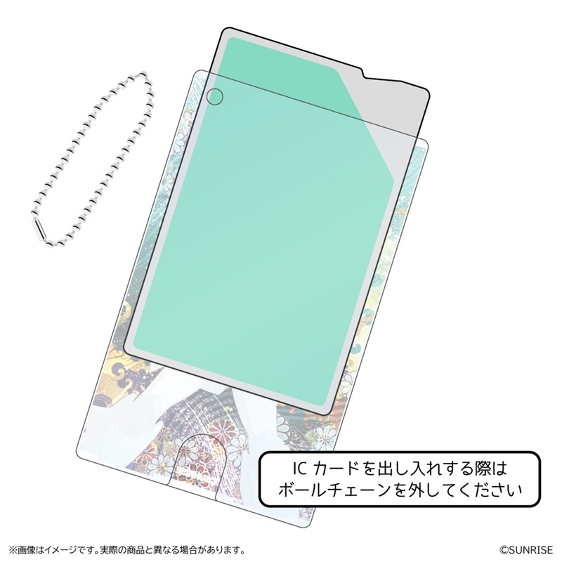 鎧真伝サムライトルーパー クリアパスケース/北条武蔵 画像 2 | AniSmile