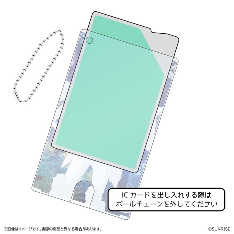 鎧真伝サムライトルーパー クリアパスケース/上杉魁人 画像 2 | AniSmile