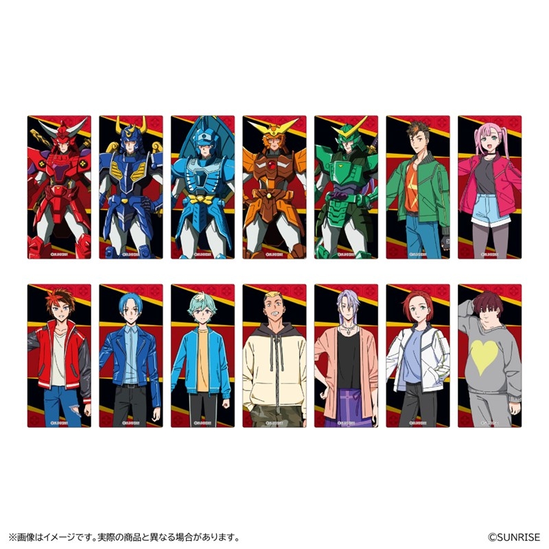 鎧真伝サムライトルーパー トレーディングステッカー - 公式商品画像 | AniSmile