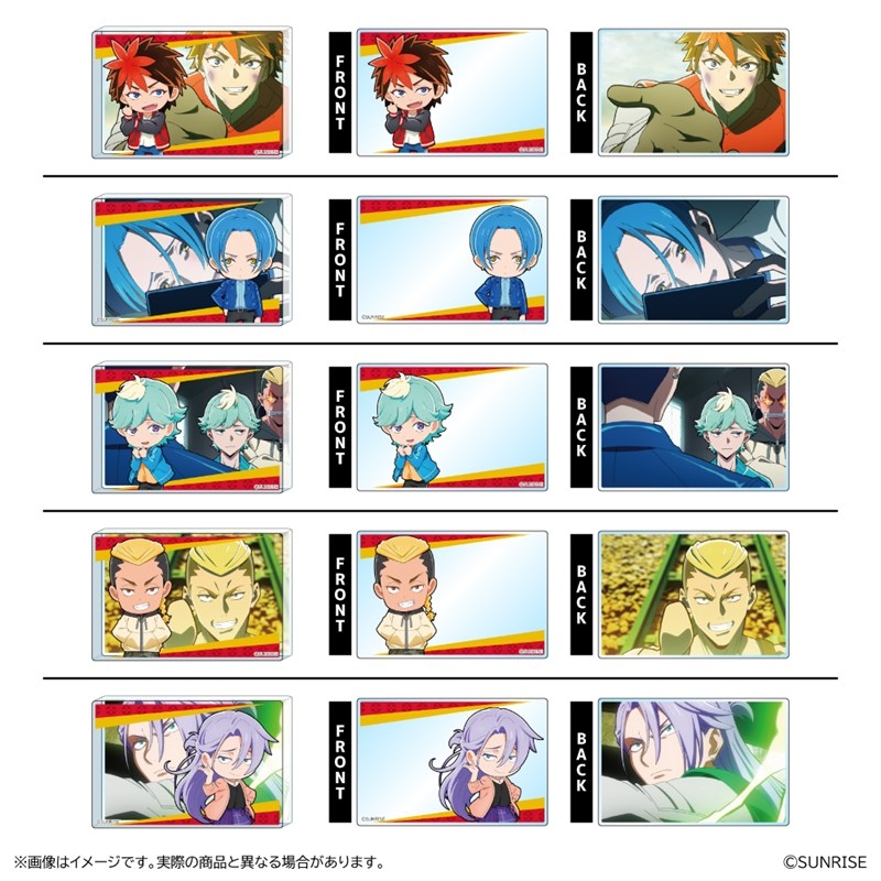 鎧真伝サムライトルーパー ミニアクリルブロック 画像 3 | AniSmile