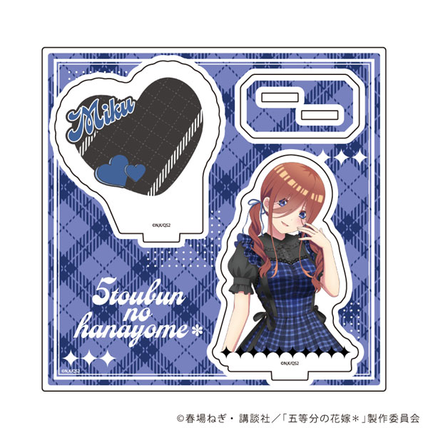 アクリルスタンドプレート「五等分の花嫁*」08/三玖 甘辛ロックver.(描き下ろしイラスト) - 公式商品画像 | AniSmile