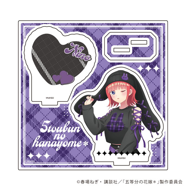 アクリルスタンドプレート「五等分の花嫁*」07/二乃 甘辛ロックver.(描き下ろしイラスト) - 公式商品画像 | AniSmile