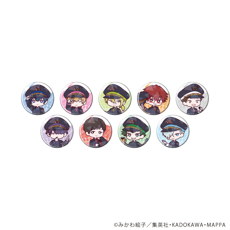 ホログラム缶バッジ(57mm)「TVアニメ『忘却バッテリー』」02/駅員風ver. ブラインド(全9種)(POP Artイラスト) 画像 2 | AniSmile