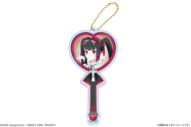 アニメ「NEEDY GIRL OVERDOSE」 オーロラアクリルステッキキーホルダー 05 獄薔薇美血華 - 公式商品画像 | AniSmile