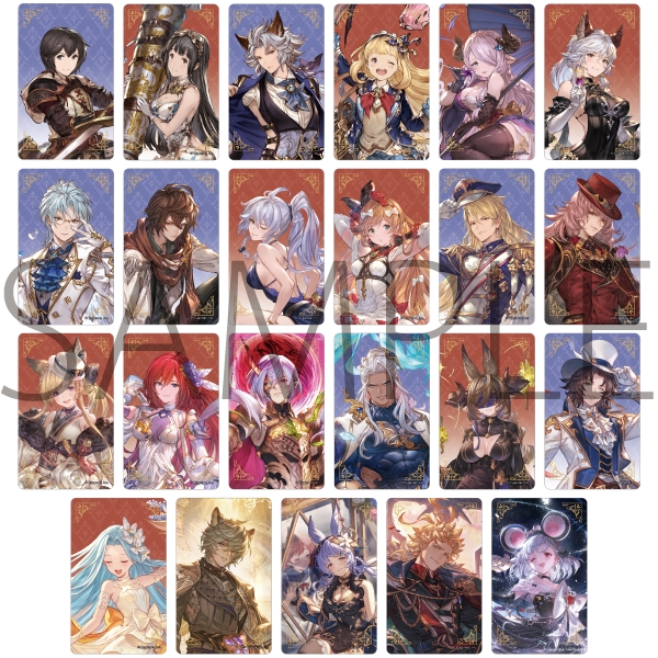 グランブルーファンタジー メモリアルクリアシートコレクション/Vol.1 全23種 - 公式商品画像 | AniSmile