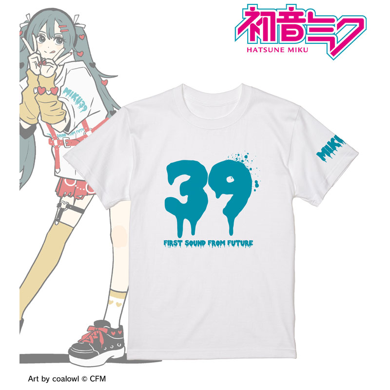 描き下ろし 初音ミク Art by coalowl イラスト着用Tシャツレディース(サイズ/L) 画像 2 | AniSmile