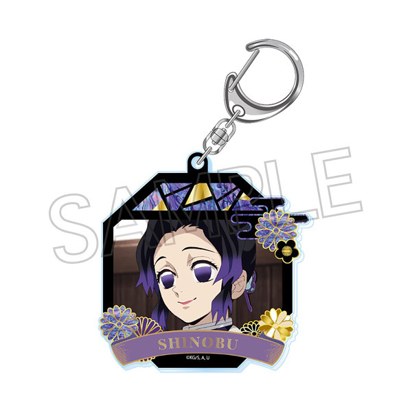 鬼滅の刃 螺鈿風シリーズ アクリルキーホルダー Vol.4 胡蝶しのぶ【再販】 - 公式商品画像 | AniSmile