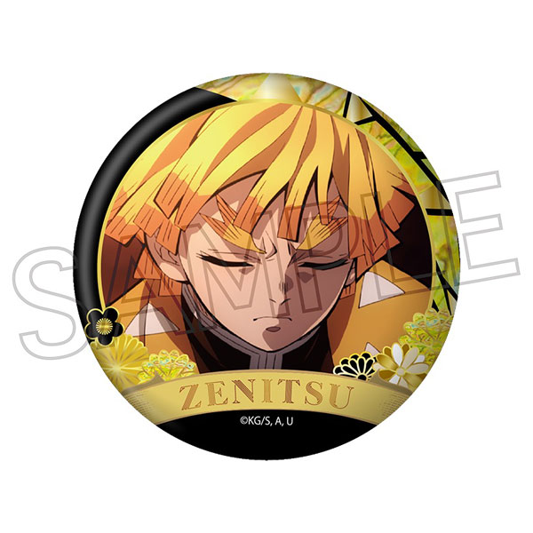 鬼滅の刃 螺鈿風シリーズ 缶バッジ Vol.4 我妻善逸【再販】 - 公式商品画像 | AniSmile
