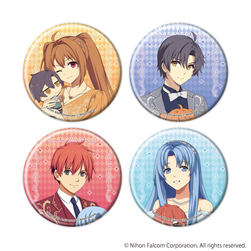 缶バッジ「ファルコム45周年」01/ブラインド(全4種)(描き起こしイラスト) - 公式商品画像 | AniSmile