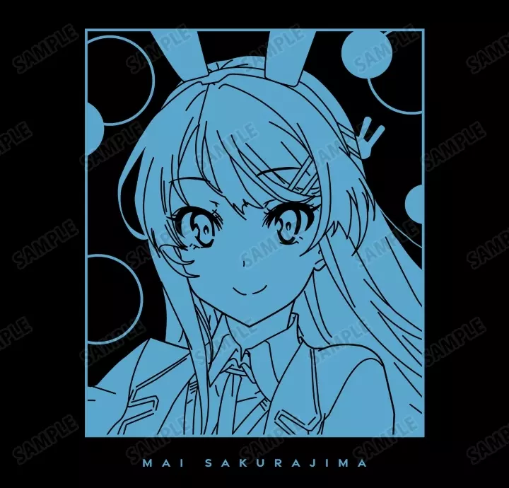 青春ブタ野郎はバニーガール先輩の夢を見ない 桜島麻衣 Tシャツ vol.3レディース(サイズ/L) 画像 2 | AniSmile