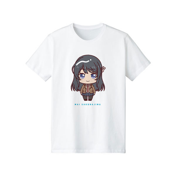 青春ブタ野郎はバニーガール先輩の夢を見ない 桜島麻衣 ちょこんと! Tシャツメンズ(サイズ/XXL) 画像 2 | AniSmile